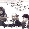 President Gerald Ford being served by Patricia Hilvers Miller 
