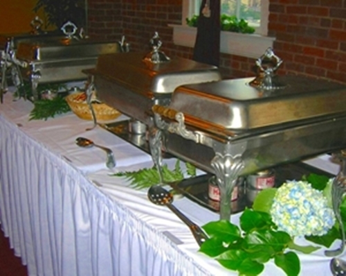 inside Wedding Reception buffet Click on image to enlarge